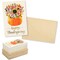 Happy Thanksgiving Greeting Cards, Floral Pumpkin (4 x 6 In, 60 Pack)